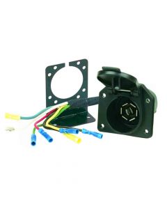 7-Way RV-Style Socket and Harness