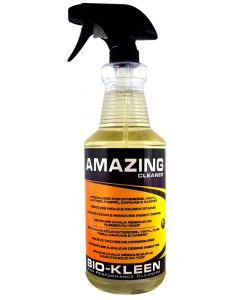 Bio-Kleen Amazing Cleaner - Biodegradable Vinyl, Leather, Fabric & Rubber Cleaner - 32 oz. Spray Bottle