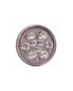 LED Back-Up Light - 4 inch Round - Clear
