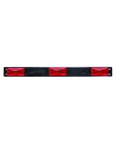 16" Red Sealed LED Identification Light Bar for Over 80" Trailer Applications