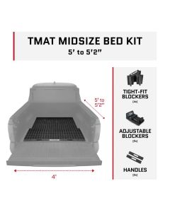 Tmat Truck Bed Organizer Slide Out Mat | Short Bed