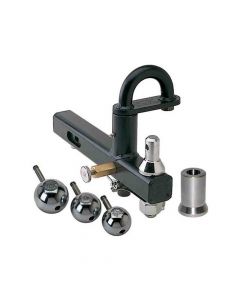 Cushioned Pintle Hook with Interchangeable Stainless Steel Balls