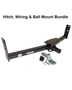 Rigid Hitch (R2-0867) Class II, 1-1/4 Inch Receiver Trailer Hitch Bundle - Includes Ball Mount and Custom Wiring Harness fits 2005-2006 Chevrolet Equinox - OEM Tow Package Required