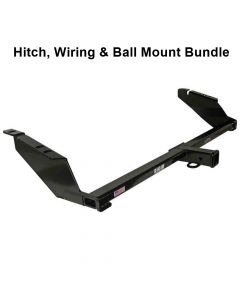 Rigid Hitch (R3-0393) Class III 2 Inch Receiver Trailer Hitch Bundle - Includes Ball Mount and Custom Wiring Harness fits 2015-2020 Toyota Sienna SE