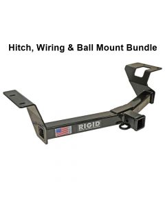 Rigid Hitch (R3-0508) Class III 2 Inch Receiver Trailer Hitch Bundle - Includes Ball Mount and Custom Wiring Harness fits 2012-2016 Honda CR-V