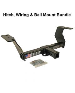 Rigid Hitch (R3-0511) Class III 2 Inch Receiver Trailer Hitch Bundle - Includes Ball Mount and Custom Wiring Harness fits 2014-2018 Subaru Forester