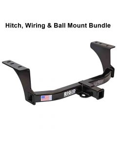 Rigid Hitch R3-0869-3KBW - Class III 2 Inch Receiver Trailer Hitch Bundle - Includes Ball Mount and Custom Wiring Harness - fits 2018-2024 GMC Terrain (No Diesel) (without relay provisions)