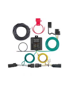 Rigid T-Connector Custom Wiring Harness, 4-Way Flat Output, 2009-2019 Ford Flex