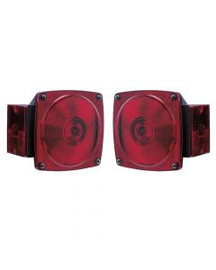 Peterson Incandescent Square Trailer Tail Lights (RLC-441) Submersible