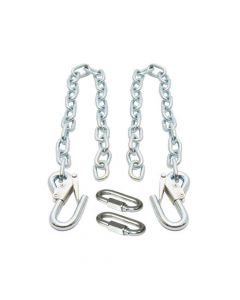 Class III Trailer Safety Chains with Safety Latches and 3/8 Inch Quick Links  - 7,500 lb. Capacity - 36"