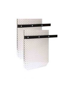 Buyers SG2229 Aluminum Diamond Plate Splash Guard Kit, Pair -  22" Wide x 28" High