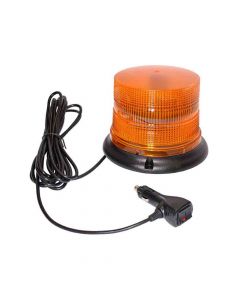 Flashing LED Amber Beacon- Permanent/Magnetic Mount