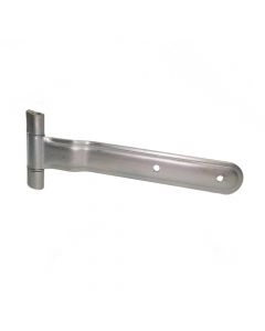 Trailer Door 12" Reverse Strap Hinge, 2 hole, Steel, Zinc Plated