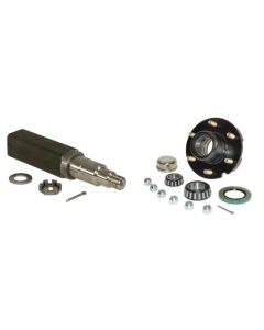 Trailer Spindle and Hub Kit with 6 Lugs on 5 1/2" Circle, 3,000 lb. Capacity