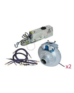 Dexter DX6.6 Disc Brake Actuator & Hydraulic Brake Line Kit with Titan Disc Brake Conversion Package