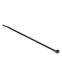 Cable Ties - Black Nylon - 8 Inch Long, 3/16 Inch Wide - 100-Pack