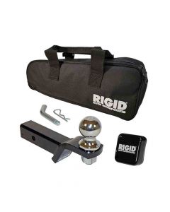 Rigid Hitch 2" Hitch Ball & Ball Mount Assembly with Storage Bag for 2" Receivers - 3/4" Rise - 8" Length