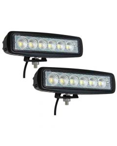 Pair of Rectangular LED Work Lights