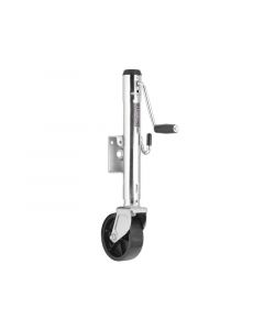 Fulton Marine Trailer Jack, 1,200 lbs. Lift Capacity, Side Wind, 10 in. Travel, With Weld-On Side Mount Bracket