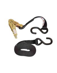 1 In. x 12 Ft. S-Hook Ratchet Tie-Down