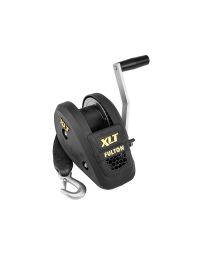 Fulton XLT Marine Trailer Winch, Single-Speed, 1,500 lbs. Capacity, 20 ft. Strap, 8 in. Handle