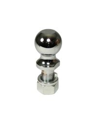 Chrome 2" Trailer HItch Ball (1" x 2-1/8" Shank) 7,500 lbs. Capacity