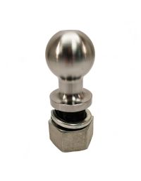 Wallace Forge 3 Inch Gooseneck Hitch Ball - 2 Inch Diameter Shank x 3 1/4 Inch Length Shank - 40,000 lbs. Capacity
