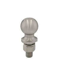 2-5/16 Inch Stainless Steel Hitch Ball, 7,500 lbs. Capacity, 1" x 2-1/8" Shank