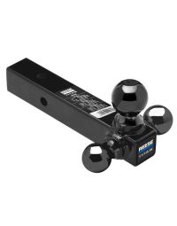 Titan Tri-Ball Trailer Hitch Ball Mount, (1-7/8 in. 2 in., 2-5/16 in. Trailer Hitch Balls), Fits 2.5 in.Receiver