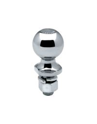 Trailer Hitch Ball, 2 in. Diameter, 3,500 lbs. Capacity, 3/4 in. Shank Dia, 1-9/16 in. Shank Length, Chrome