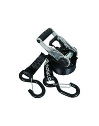 Aluminum 14 Foot Heavy Duty Ratchet Tie Down - 4 Pack