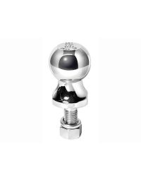Garden Tractor 1-7/8 Inch Hitch Ball, 2,000 lbs. Capacity, 5/8 in. Shank Dia, 1-3/4 in. Shank Length, Chrome