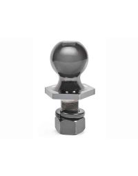 Interlock Carbon Forged Trailer Hitch Ball, 2 in. Diameter, 7,500 lbs. Capacity, 1 in. Shank Dia, 2 in. Shank Length, Black Nickel