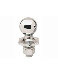 Interlock Carbon Forged Trailer Hitch Ball, 2 in. Diameter, 7,500 lbs. Capacity, 1 in. Shank Dia, 2 in. Shank Length, Chrome