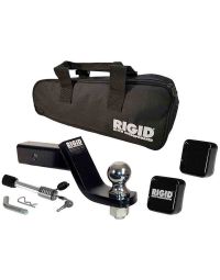 Rigid Hitch Deluxe Ball Mount & Assembly Kit - 2 Inch Ball - 4 Inch Drop - 8 Inch Length