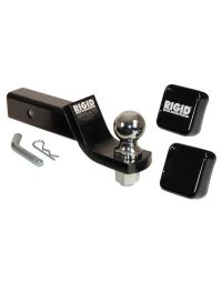 Rigid Hitch Class III 2" Ball Mount Kit Loaded with 2-5/16" Ball - 2" Drop