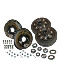 8-Bolt on 6-1/2 Inch Bolt Circle - 12 Inch Hub/Drum With Electric Brake Assembly - Pair