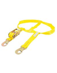 Over-The-Wheel Tie-Down Dollie Strap with Ratchet