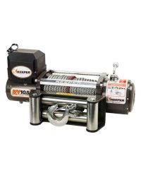 Keeper (KV10022) 10,000 lbs. Capacity Single Line Pull 12V DC Electric Winch 