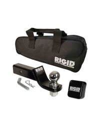 Rigid Hitch 2" Hitch Ball & Ball Mount Assembly with Storage Bag for 2" Receivers - 2" Drop - 8" Length