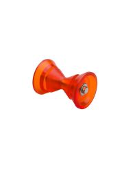 Stoltz Polyurethane Bow Stop Roller with Bell Ends, (ULT-435) - Fits 3" Wide Bow Stop Brackets with 1/2" Mounting Bolt - 4-1/4" Diameter Ends