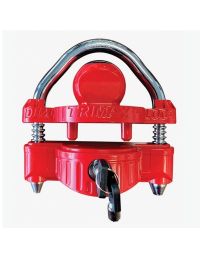 Keyed Alike Universal Coupler Lock with 1/2 Inch Shackle