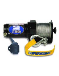 Superwinch LT2000 Winch with Steel Wire Rope, 12 Volt,  2,100 lbs. Capacity 