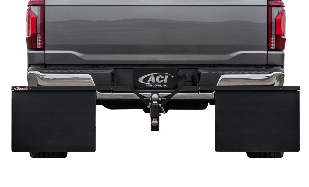 ROCKSTAR Quick Hitch Mud Flaps 2-1/2" Hitch Dually