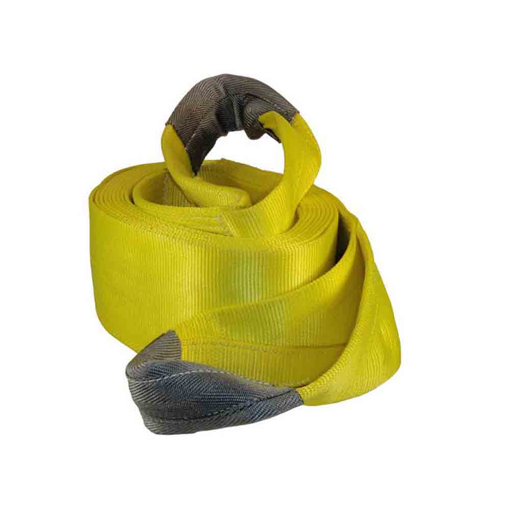 Heavy Duty Nylon Strap - 6 inches Wide x 30 feet Long Tow - 50,000 lbs. Breaking Strength