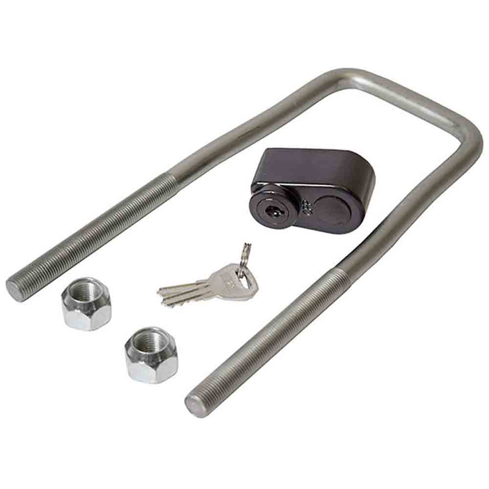 Spare Tire Carrier with Wheel Nut Lock