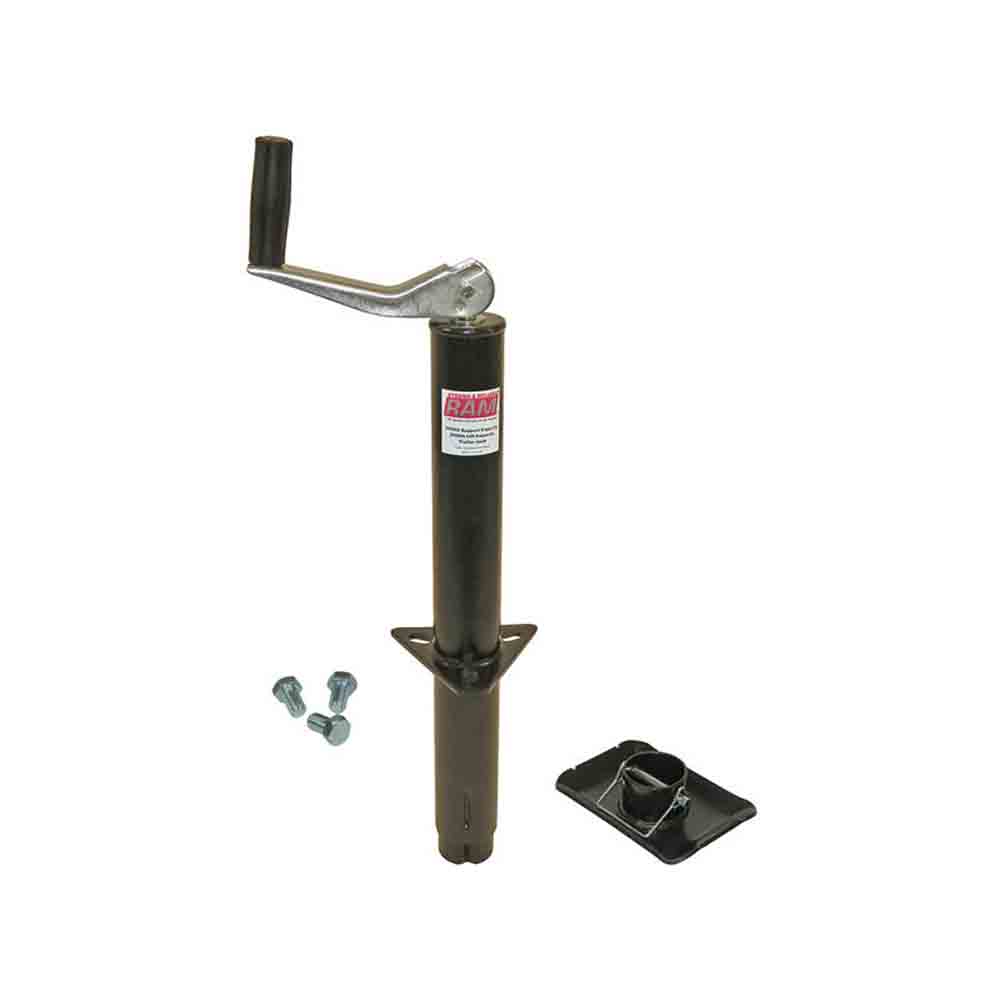 A-Frame Trailer Jack with Foot and Mounting Hardware - 2,000 lb.