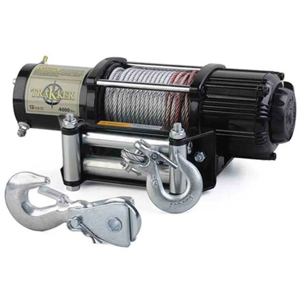 Keeper Trakker (KT4000) 4,000 lbs. Single Line Pull Capacity UTV/ Race Car Trailer Winch 