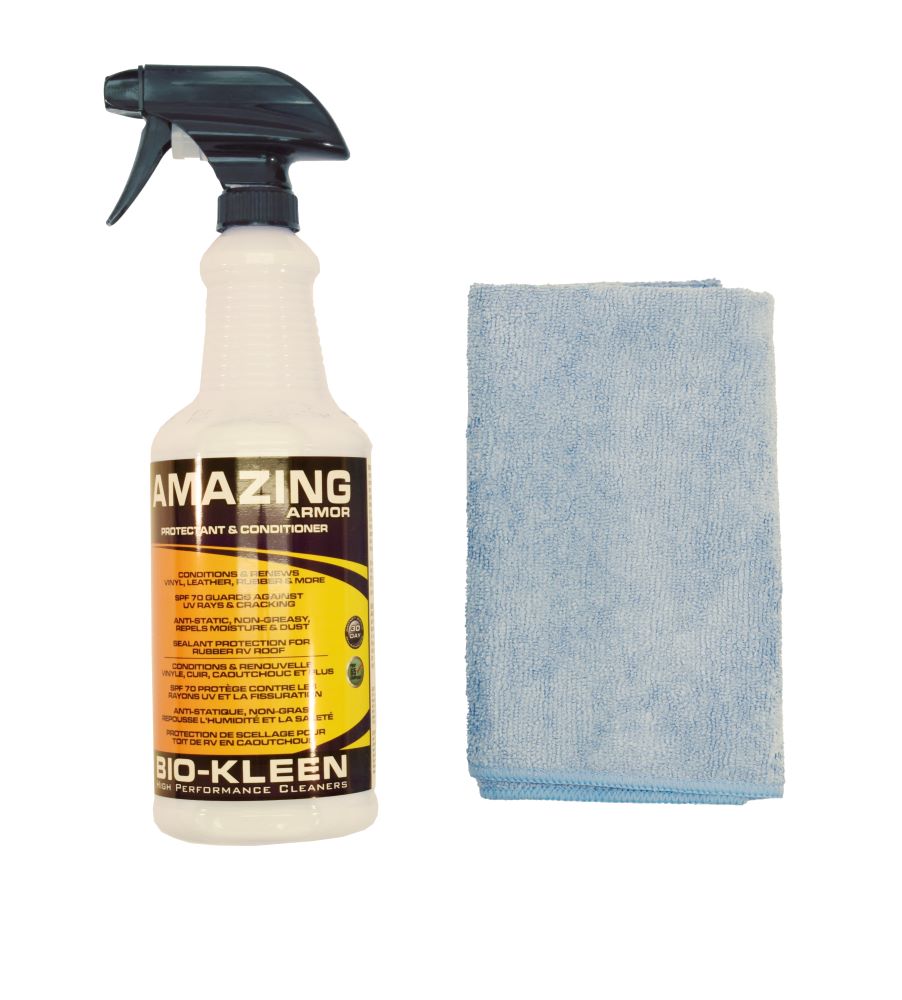 Bio-Kleen Amazing Armor Protectant and Conditioner with Microfiber Towel