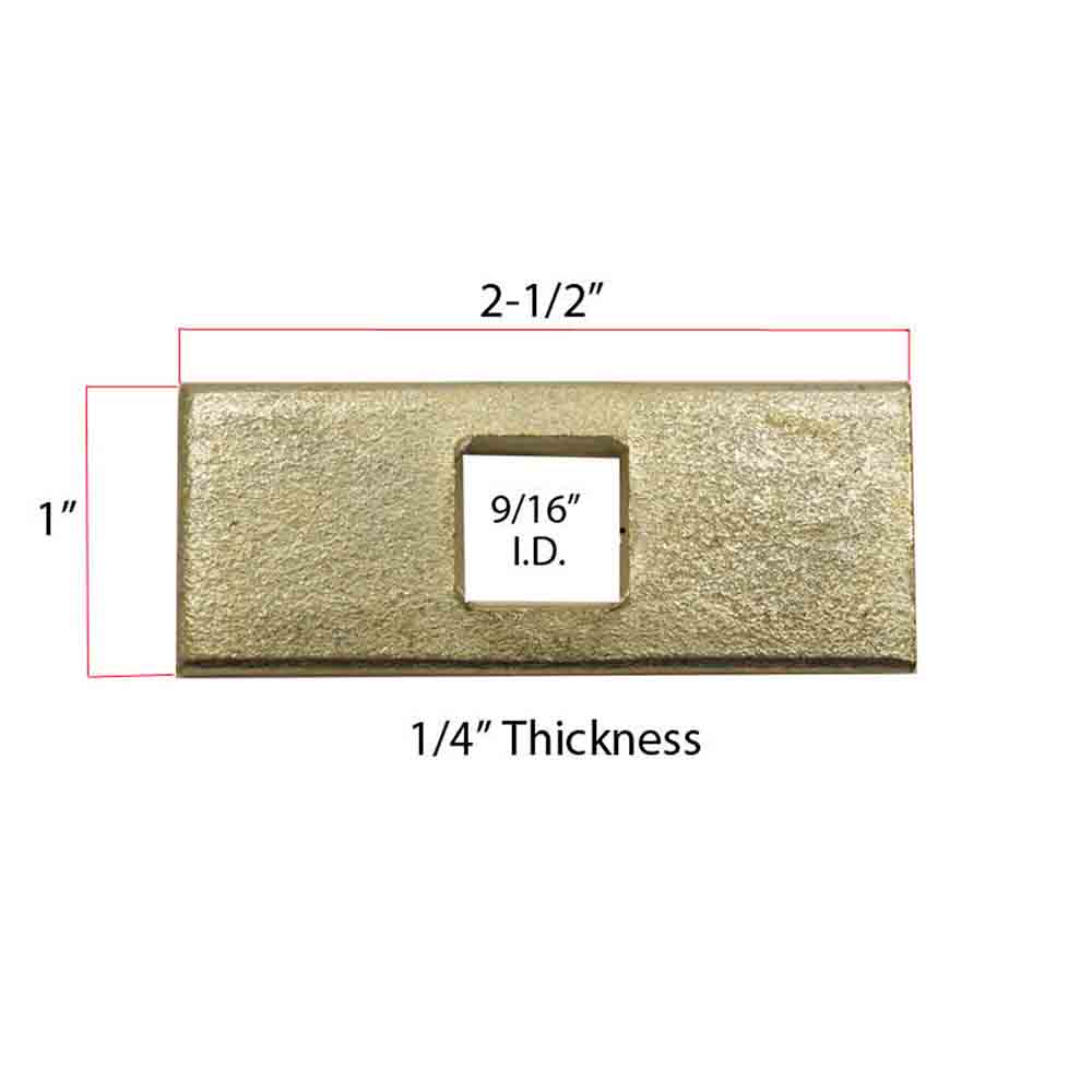 Block Plate Kit - 6 Blocks Per Kit With (2) 1/2" Fishwires